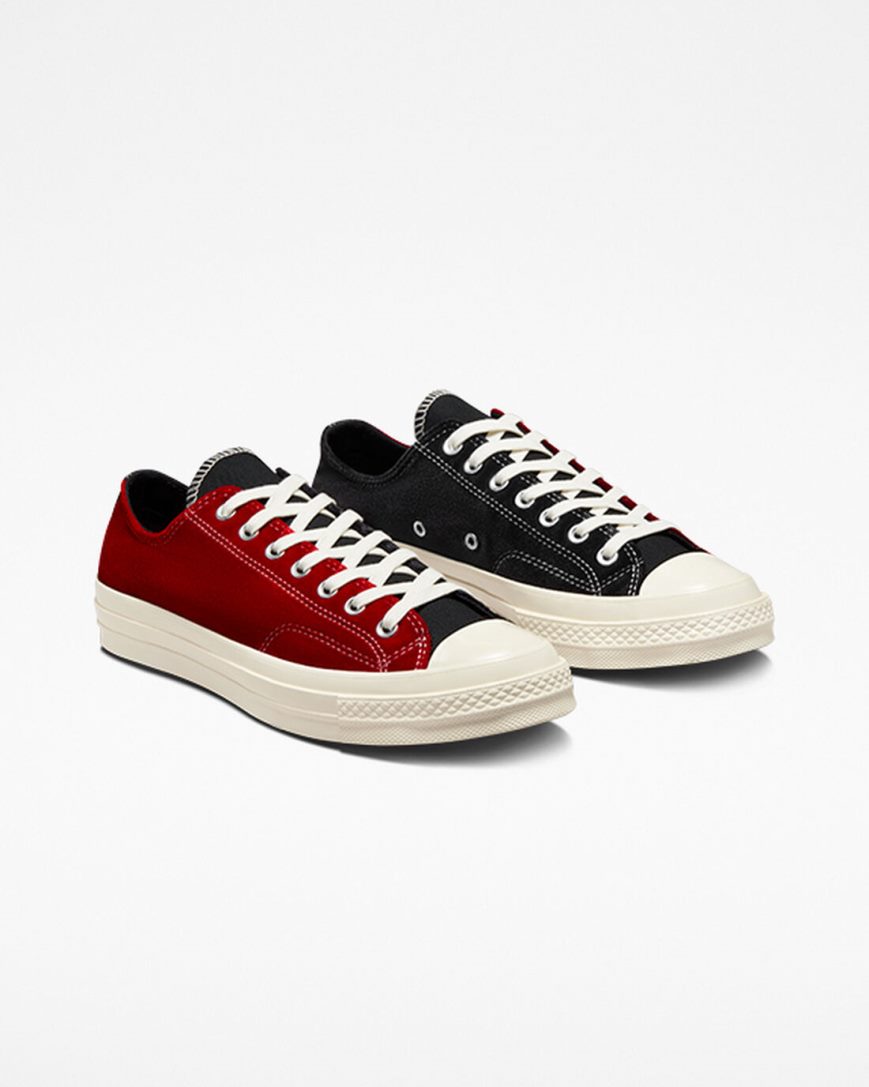 Tenisky Nizke Converse Chuck 70 Beyond Retro Velvet Panske Čierne Červené | SK AFEKW4